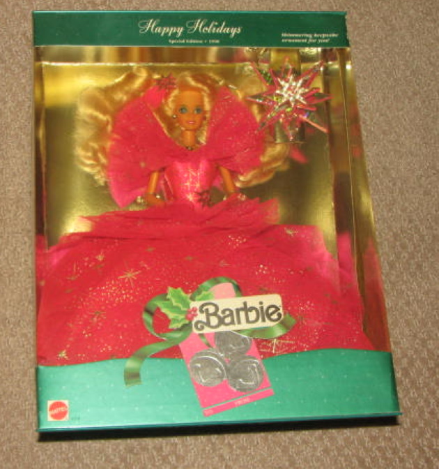 Barbie
                                                          Happy Holidays
                                                          1990 3
                                                          Christmas