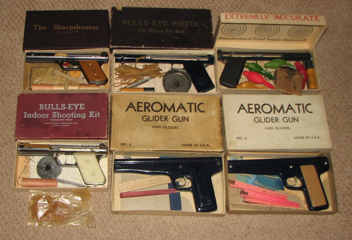Wanted Bullseye
and sharpshooter rubberband guns