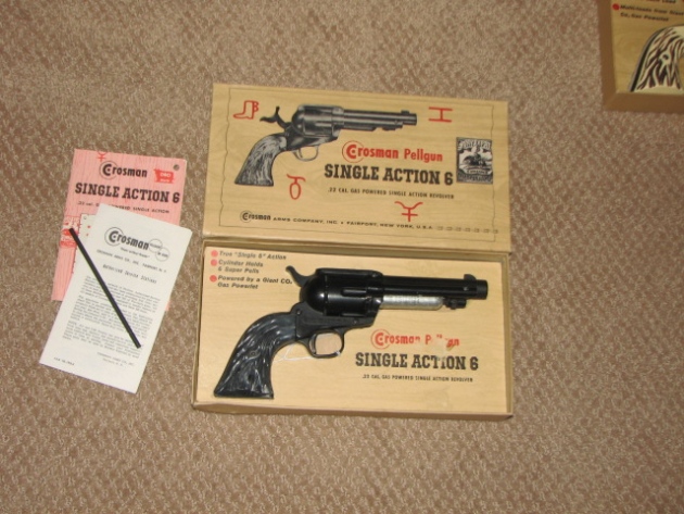wanted Crosman
          single action Co2 6 guns