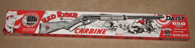 Daisy 80th Anniv Red
                                                          Ryder bb gun
                                                          in box