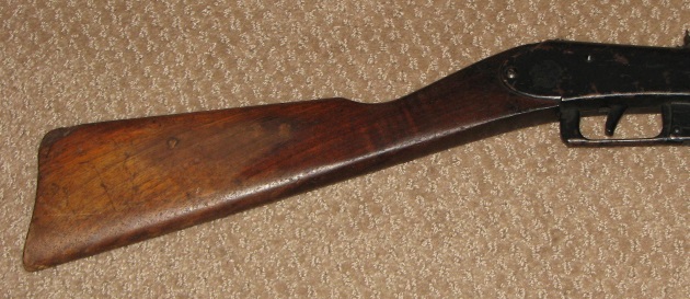 model 25 early
wood stock