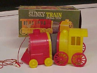 VINTAGE SLINKY
      TRAIN, OB. FOR SALE