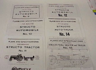 STRUCTO INSTRUCTION BOOKS FOR
      SALE.