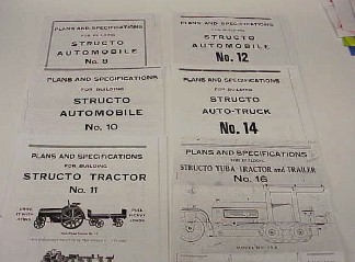 STRUCTO INSTRUCTION BOOKS FOR
      SALE.