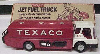 Texaco jet fuel truck in
        the box.