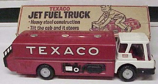 Texaco jet fuel truck in
        the box.