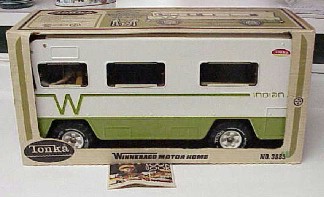 Tonka Winnebago 1970's new in
        box.